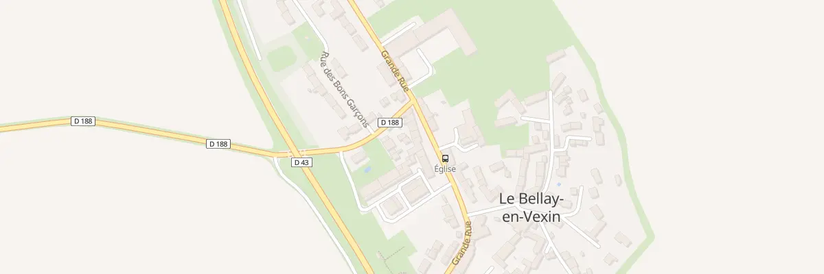 Plan du 22 Gr Gde Rue au Bellay-en-Vexin