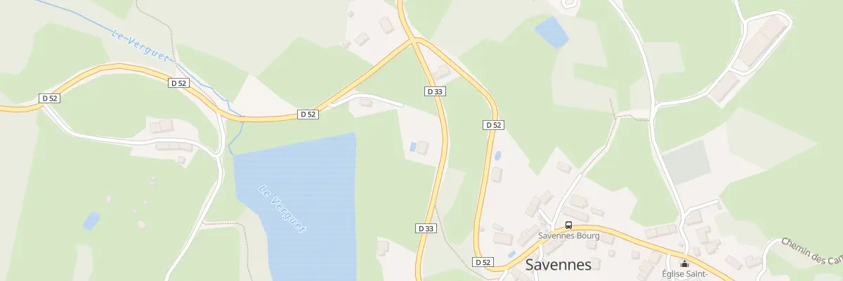 Plan du 1 Rte de Sardent à Savennes