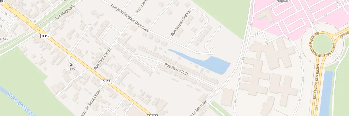 Plan du 29 Rue Pierre Puis à Calais