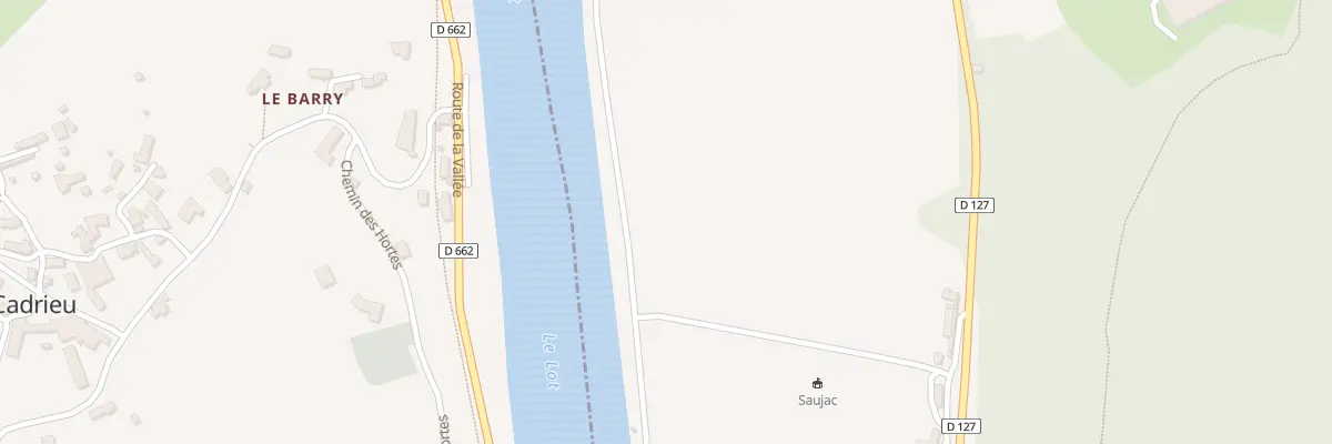 Plan du 5021 Le Saulas à Saujac