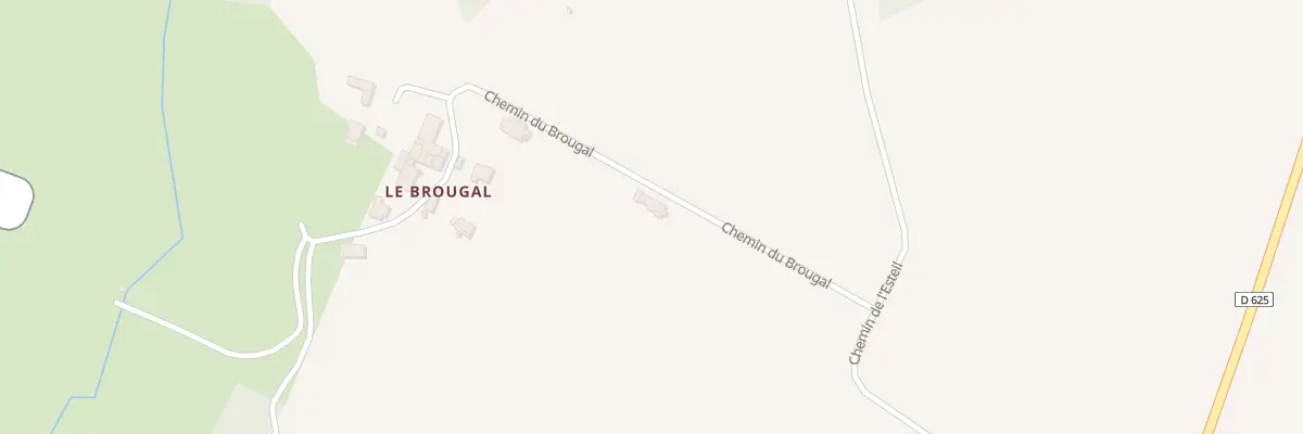 Plan du 40 Le Brougal à Troye-d’Ariège