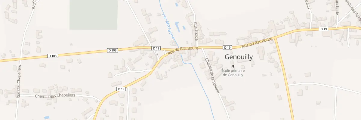 Plan du 63 Rue du Bas Bourg à Genouilly