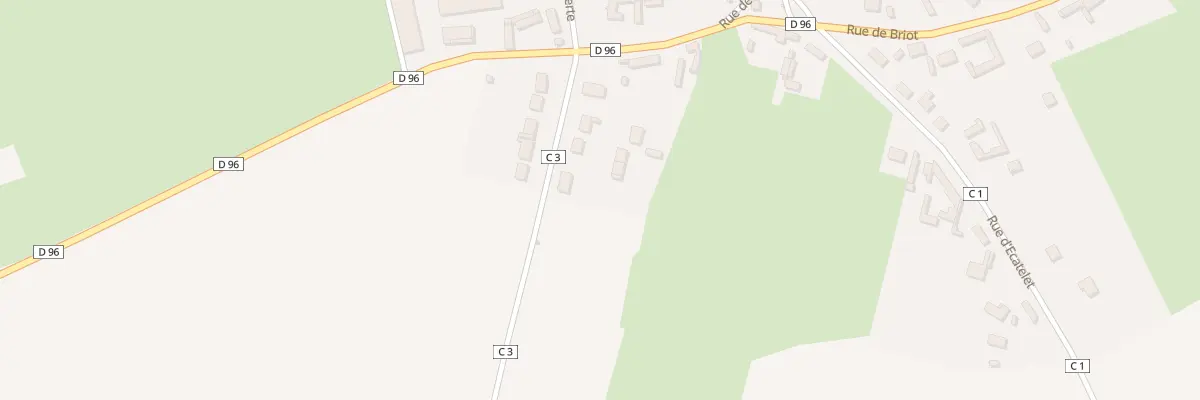 Plan du 9 Rue de Hautbos à Brombos