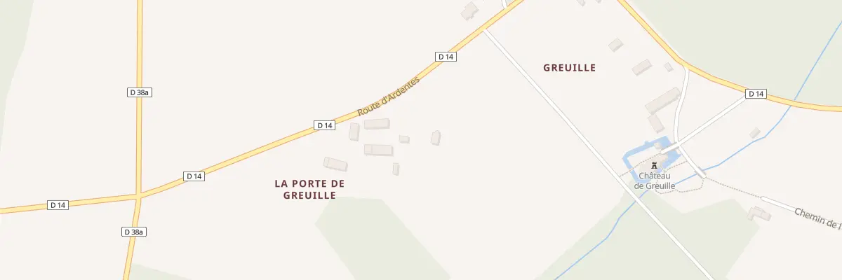 Plan du 5121 La Porte de Greuille à Sassierges-Saint-Germain
