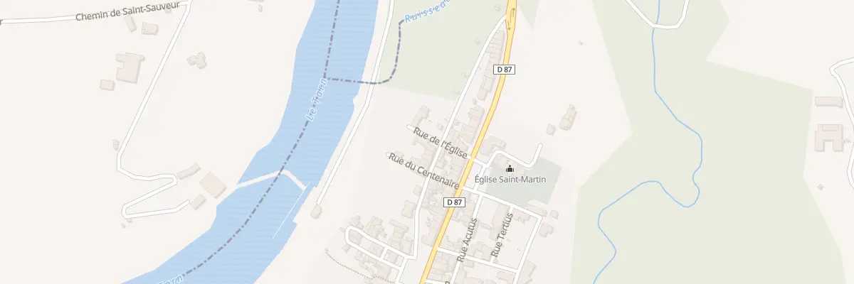 Plan du 5022 Rue des Jardins à Montans