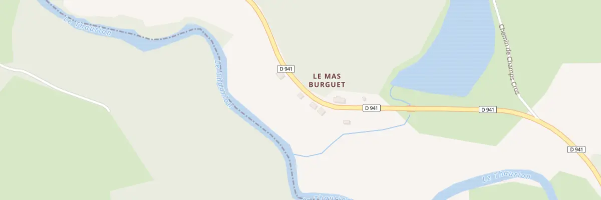 Plan du 5206 Le Mas Burguet à Saint-Hilaire-le-Château