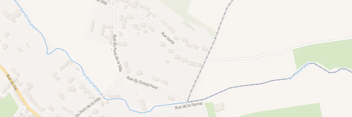 Plan du 14 Rue Verte à Caours