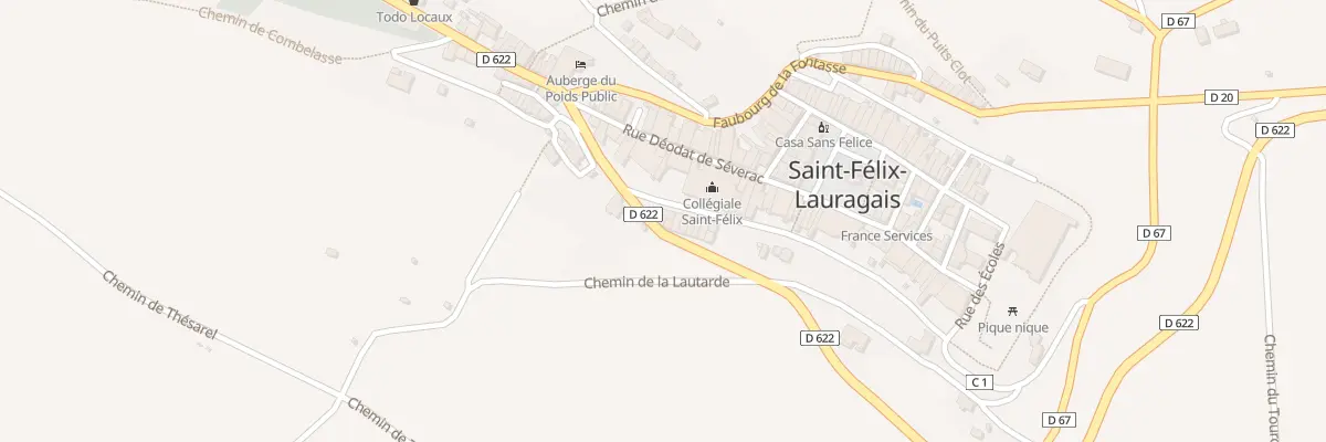 Plan du 130 La Ville à Saint-Félix-Lauragais
