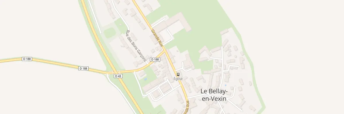 Plan du 11 Gr Gde Rue au Bellay-en-Vexin