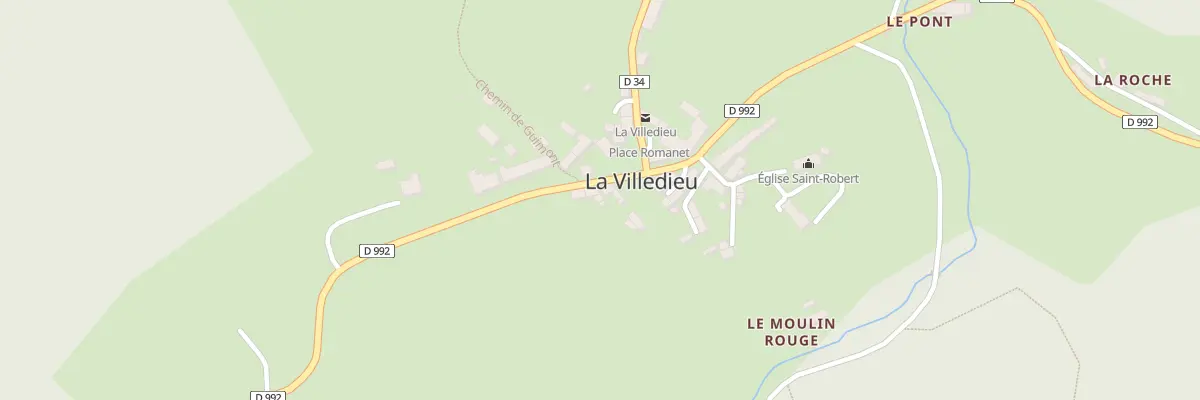 Plan du 5024 Le Bourg à La Villedieu