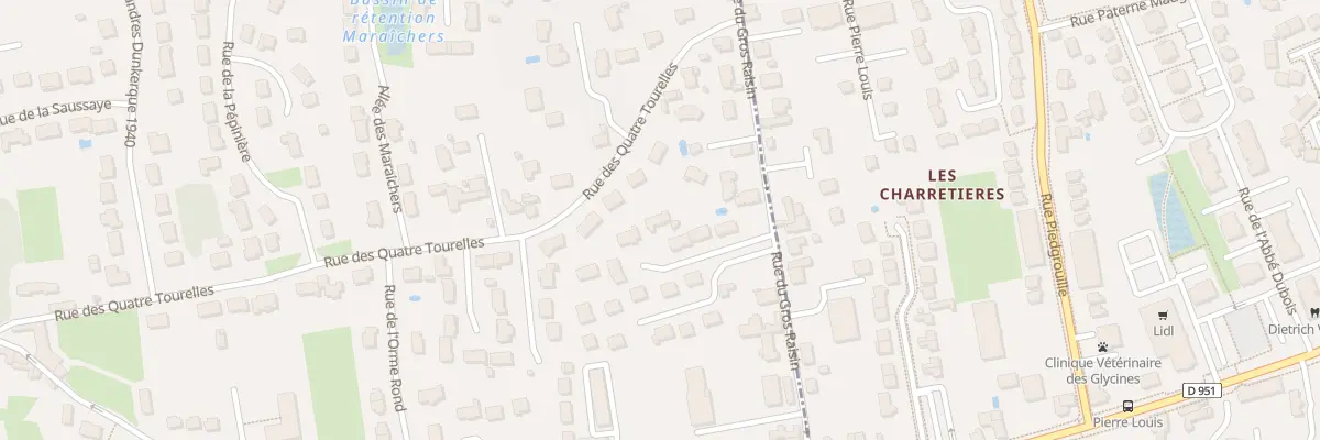 Plan du 5 All du Doc Schweitzer à Saint-Pryvé-Saint-Mesmin
