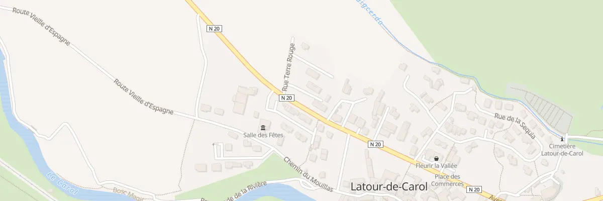 Plan du 27 Av du Puymorens à Latour-de-Carol