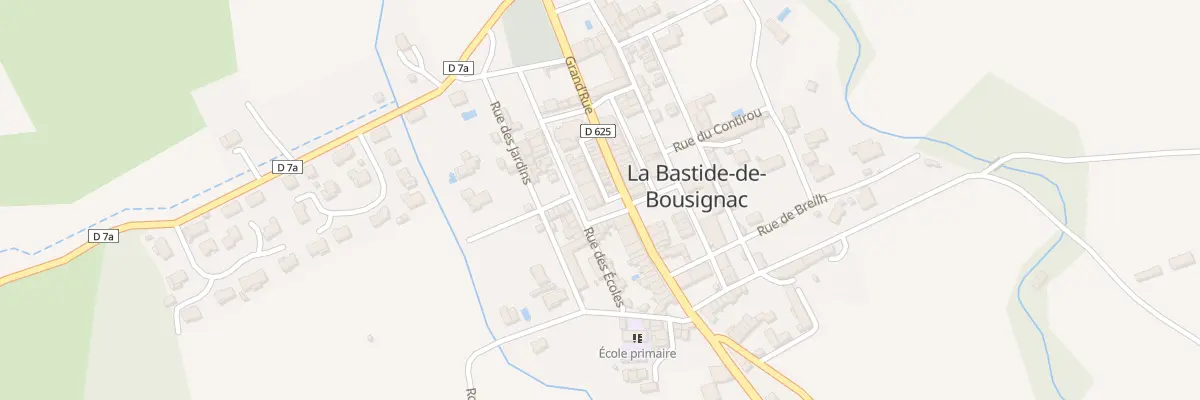 Plan du 2 Crs des Remparts à La Bastide-de-Bousignac