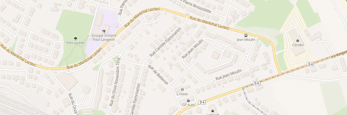 Plan du 44 Rue Jean Moulin à Guéret