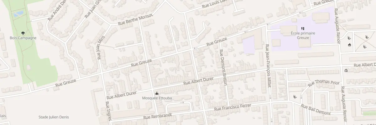 Plan du 21 Rue Vincent à Calais