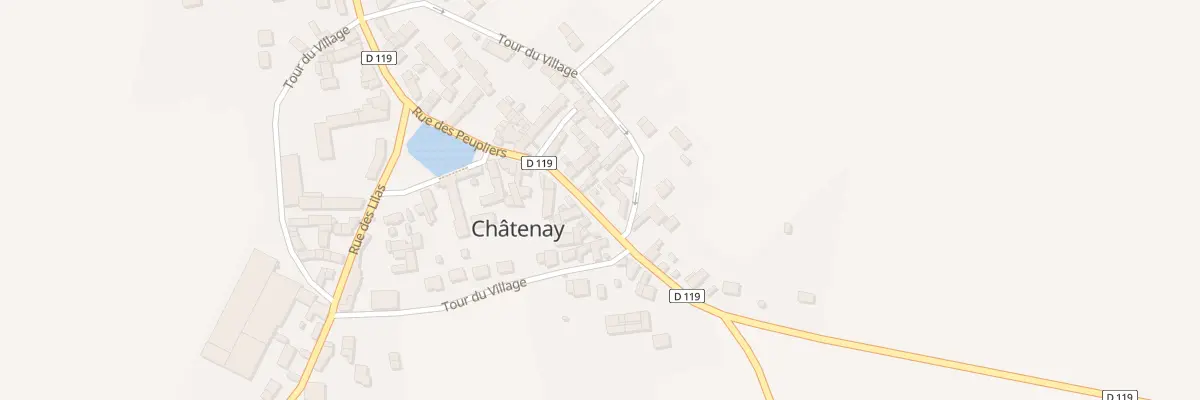 Plan du 25 Rue des Peupliers à Châtenay