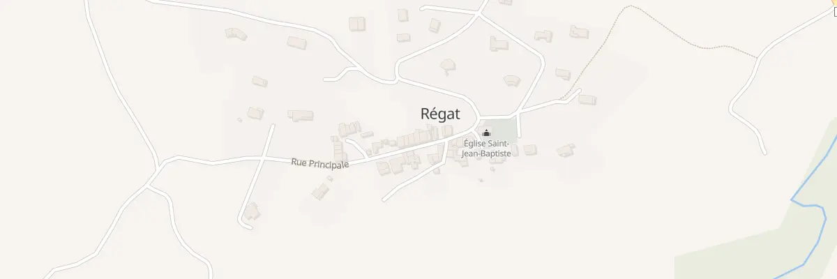 Plan du 8 Rue Principale à Régat