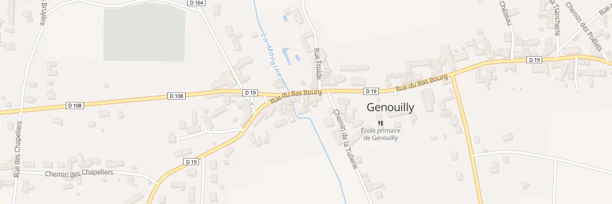 Plan du 57 Rue du Bas Bourg à Genouilly