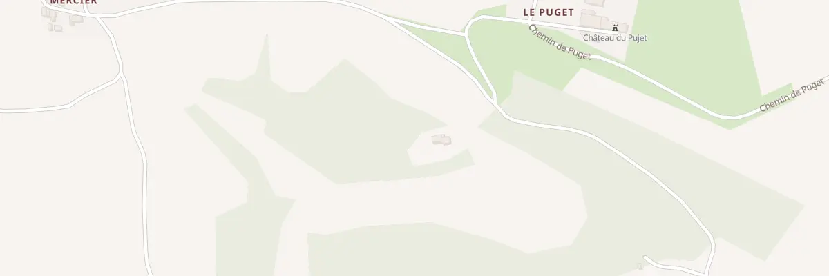 Plan du 86 Le Puget à Gaja-la-Selve