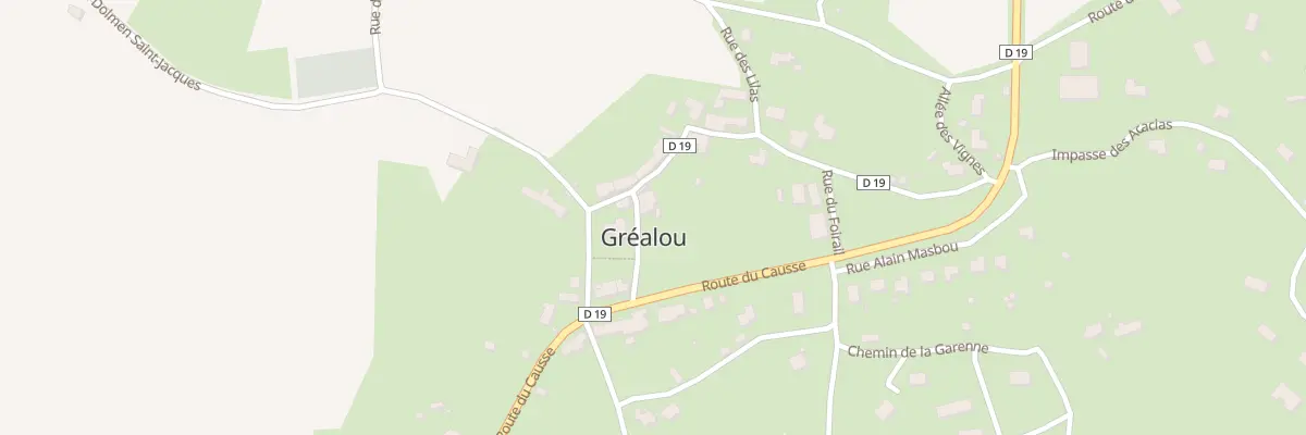 Plan du 86 Rue de l’École à Gréalou