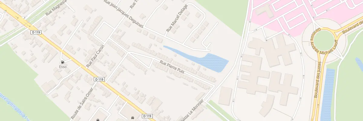 Plan du 39 Rue Pierre Puis à Calais