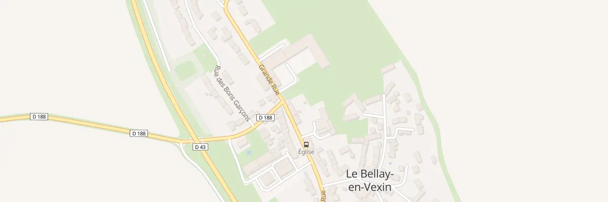 Plan du 9B Gr Gde Rue au Bellay-en-Vexin