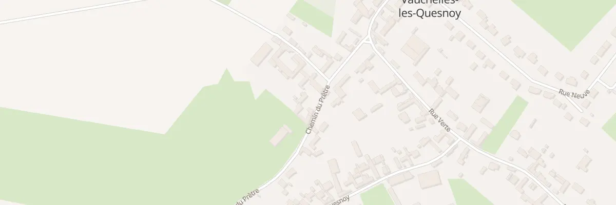 Plan du 40 Che du Prêtre à Vauchelles-les-Quesnoy