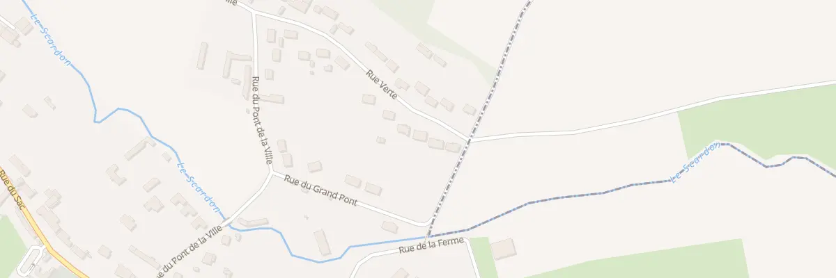 Plan du 16 Rue Verte à Caours