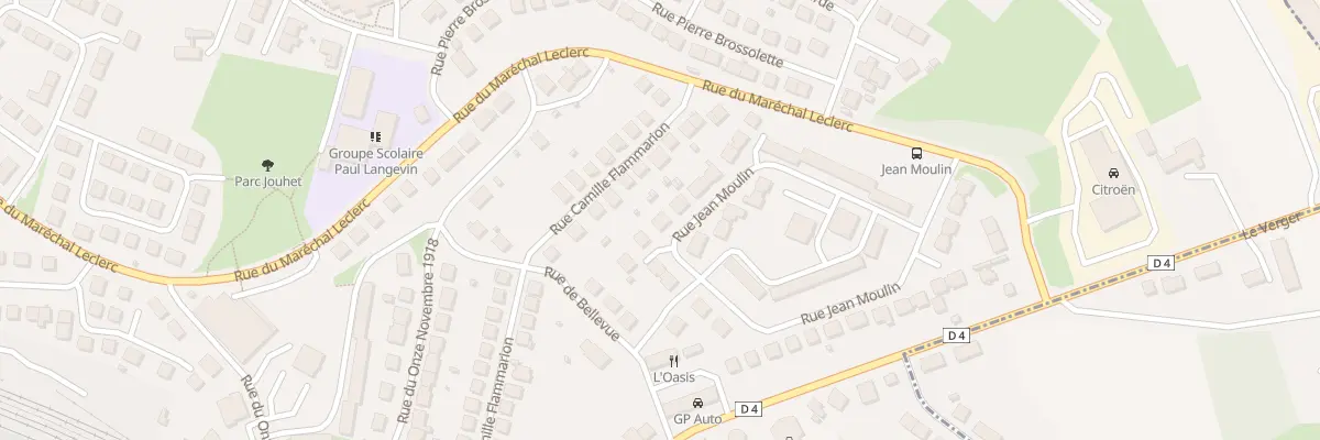 Plan du 46 Rue Jean Moulin à Guéret