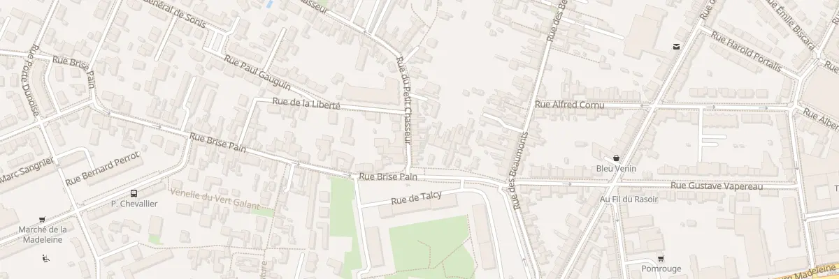 Plan du 10 Rue du Petit Chasseur à Orléans