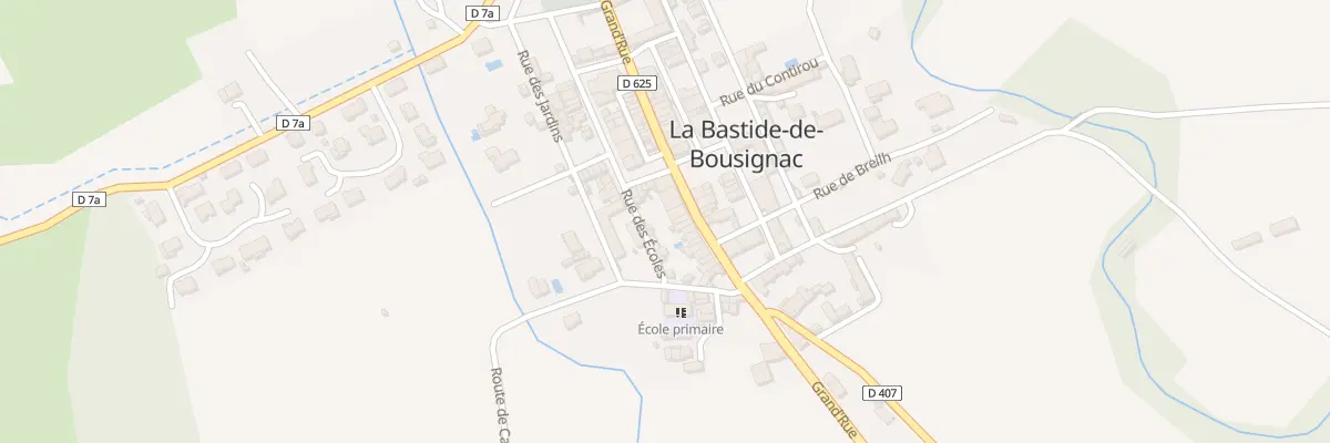 Plan du 18 Rue Grand Rue à La Bastide-de-Bousignac