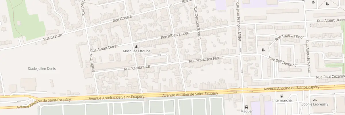Plan du 15 Rue Vincent à Calais