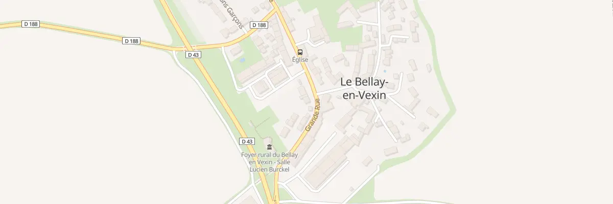 Plan du 10 Gr Grande Rue au Bellay-en-Vexin