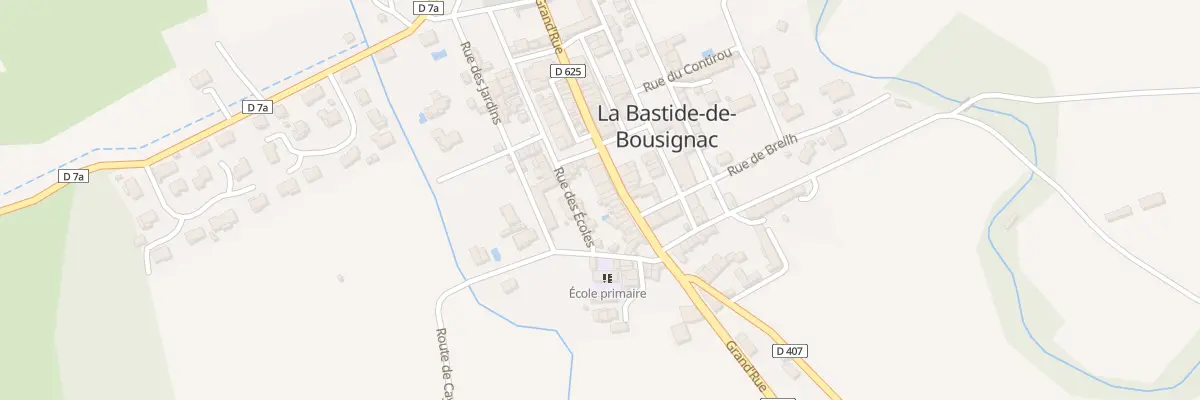 Plan du 20 Rue Grand Rue à La Bastide-de-Bousignac