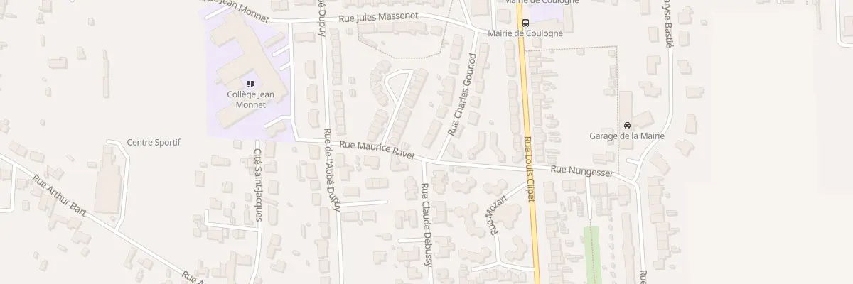 Plan du 16 Rue Charles Gounod à Coulogne