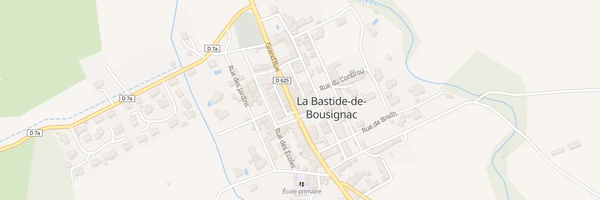 Plan du 3 Crs des Métiers à La Bastide-de-Bousignac