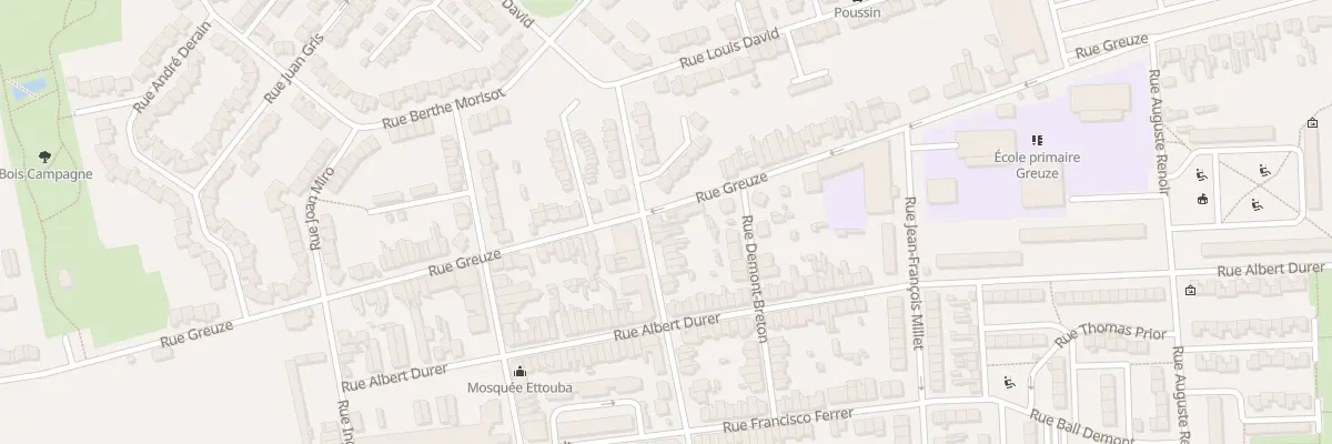 Plan du 46 Rue Vincent à Calais