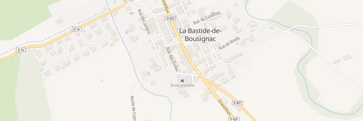 Plan du 22A Rue Grand Rue à La Bastide-de-Bousignac