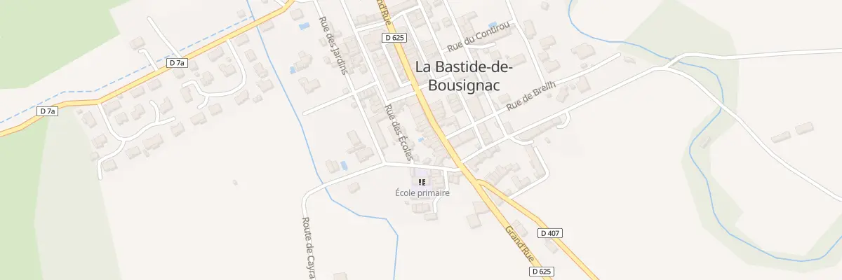 Plan du 24 Rue Grand Rue à La Bastide-de-Bousignac