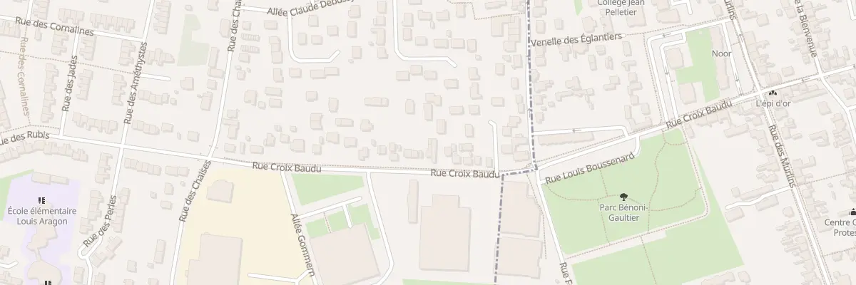 Plan du 64 Rue Croix Baudu à Saint-Jean-de-la-Ruelle