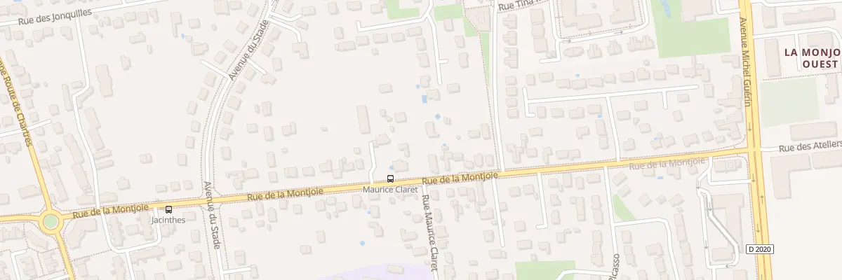 Plan du 380 Rue de la Montjoie à Saran