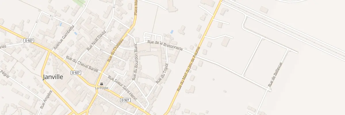 Plan du 22 Rue du Tripot à Janville-en-Beauce