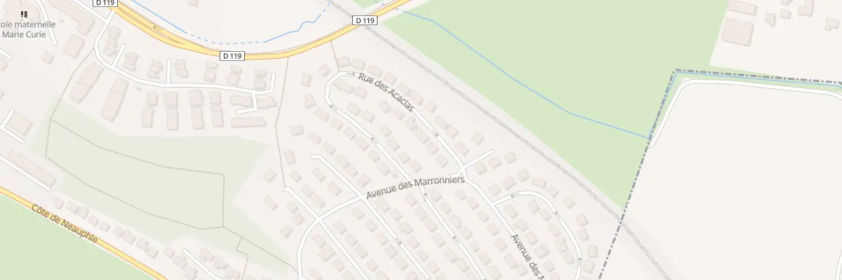 Plan du 24 Rue des Acacias à Beynes
