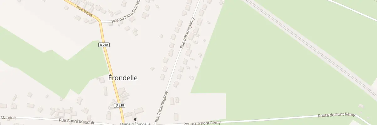 Plan du 8 Rue Iribarnegaray à Érondelle