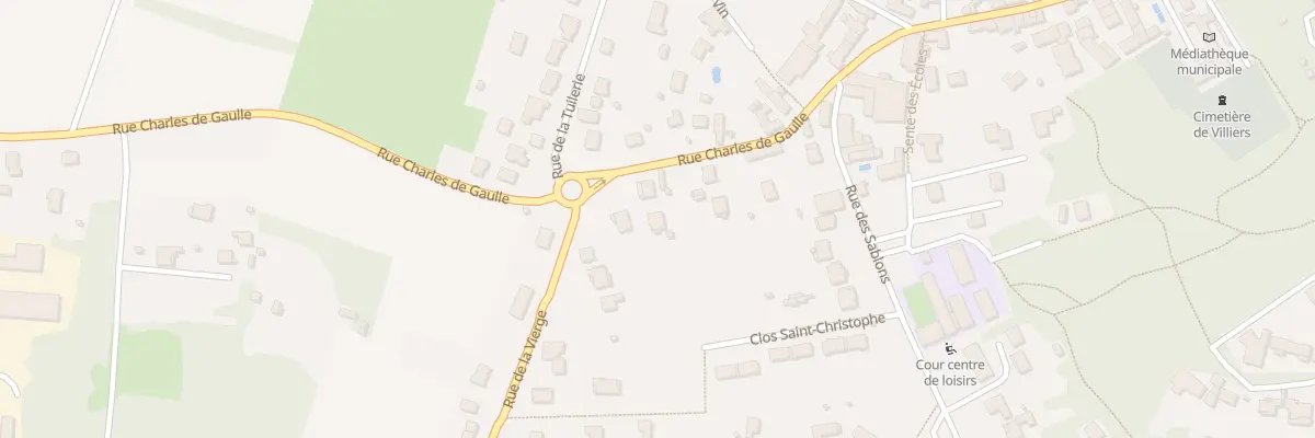 Plan du 1B Rue de la Vierge à Villiers-Saint-Frédéric