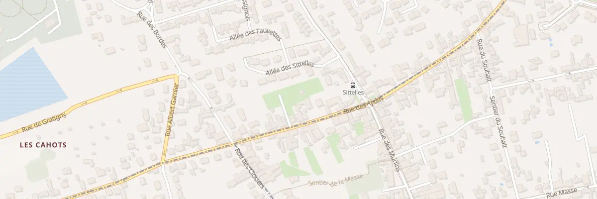 Plan du 92 Rue des Aydes à Saran