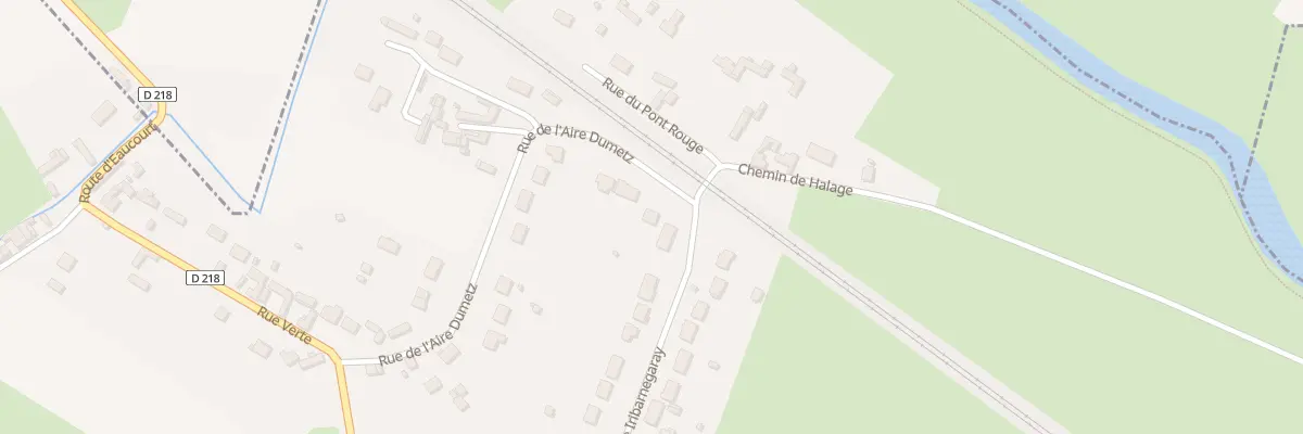Plan du 28 Rue de l’Aire Dumetz à Érondelle