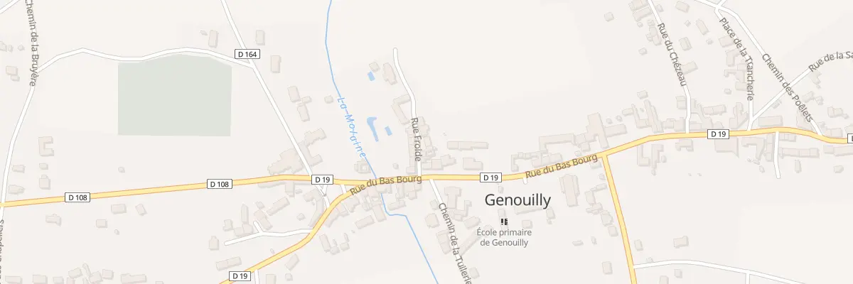 Plan du 149 Le Bas Bourg à Genouilly