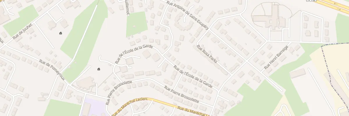 Plan du 27 Rue de l’Ecole de la Garde à Guéret