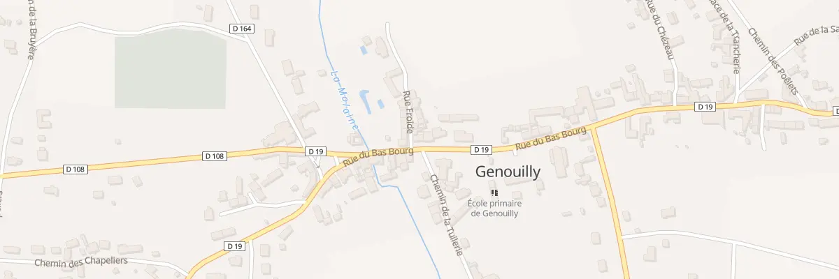Plan du 82 Rue du Bas Bourg à Genouilly